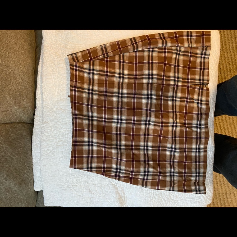 Pacsun plaid high waisted skirt!